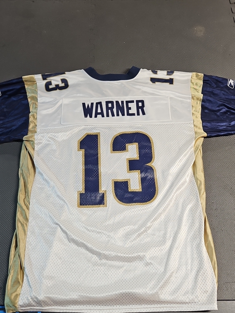 Reebok St Louis Rams NFL Kurt Warner Jersey Size XL NWT